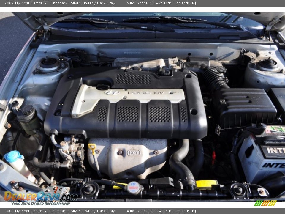 2002 Hyundai Elantra GT Hatchback 2.0 Liter DOHC 16 Valve 4 Cylinder Engine Photo #8