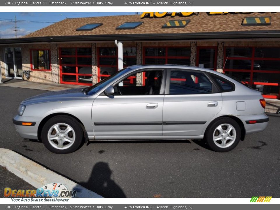 2002 Hyundai Elantra GT Hatchback Silver Pewter / Dark Gray Photo #20