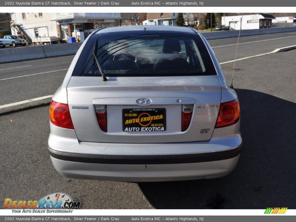 2002 Hyundai Elantra GT Hatchback Silver Pewter / Dark Gray Photo #21