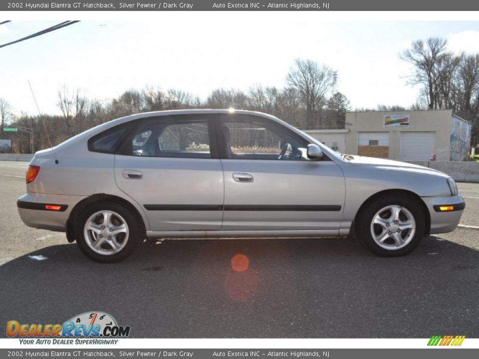 2002 Hyundai Elantra GT Hatchback Silver Pewter / Dark Gray Photo #25