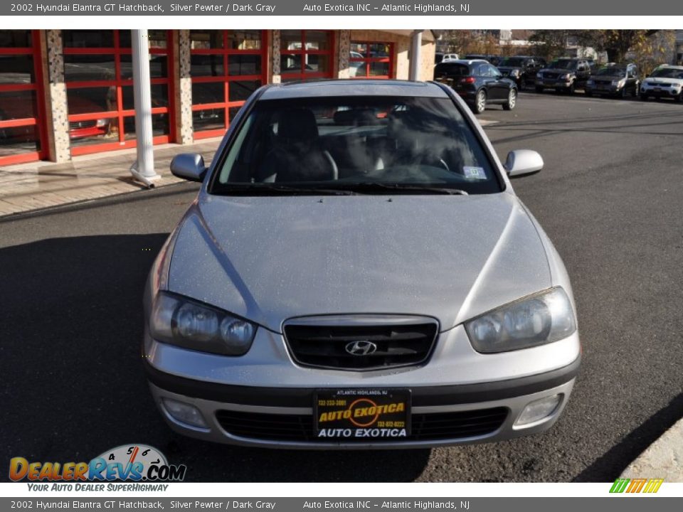 2002 Hyundai Elantra GT Hatchback Silver Pewter / Dark Gray Photo #26