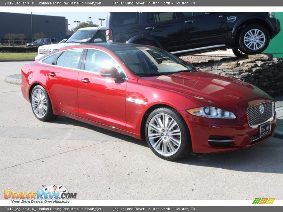 2012 Jaguar XJ XJ Italian Racing Red Metallic / Ivory/Jet Photo #2