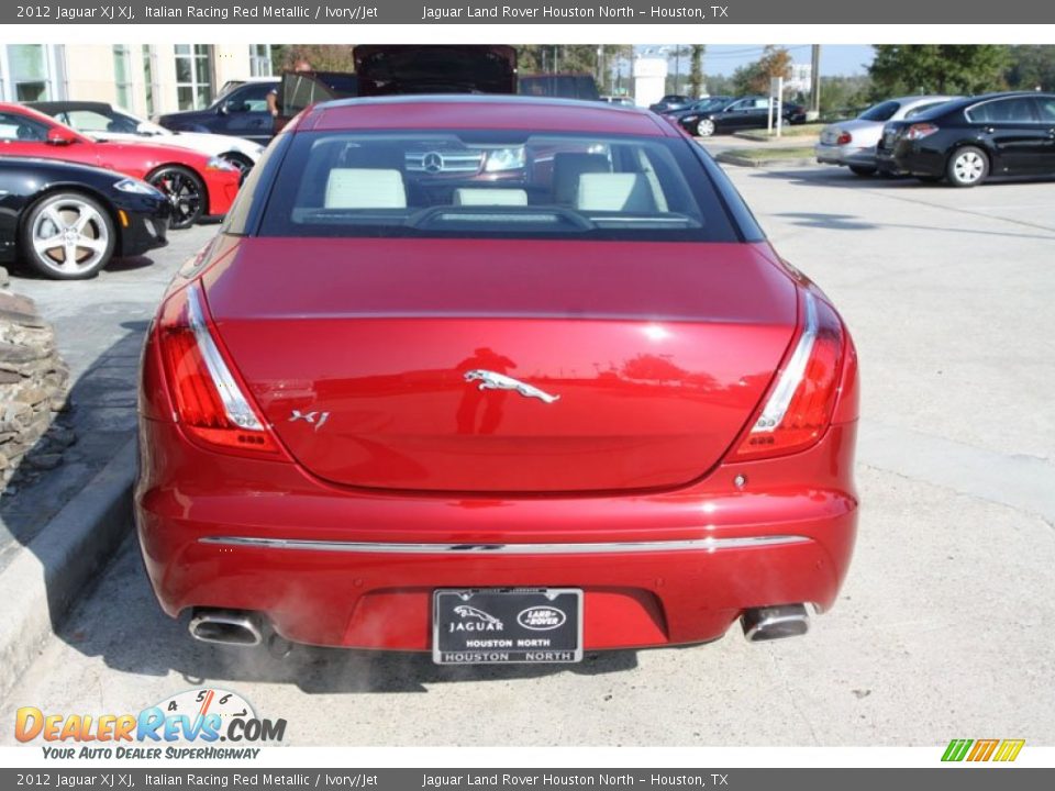 2012 Jaguar XJ XJ Italian Racing Red Metallic / Ivory/Jet Photo #24