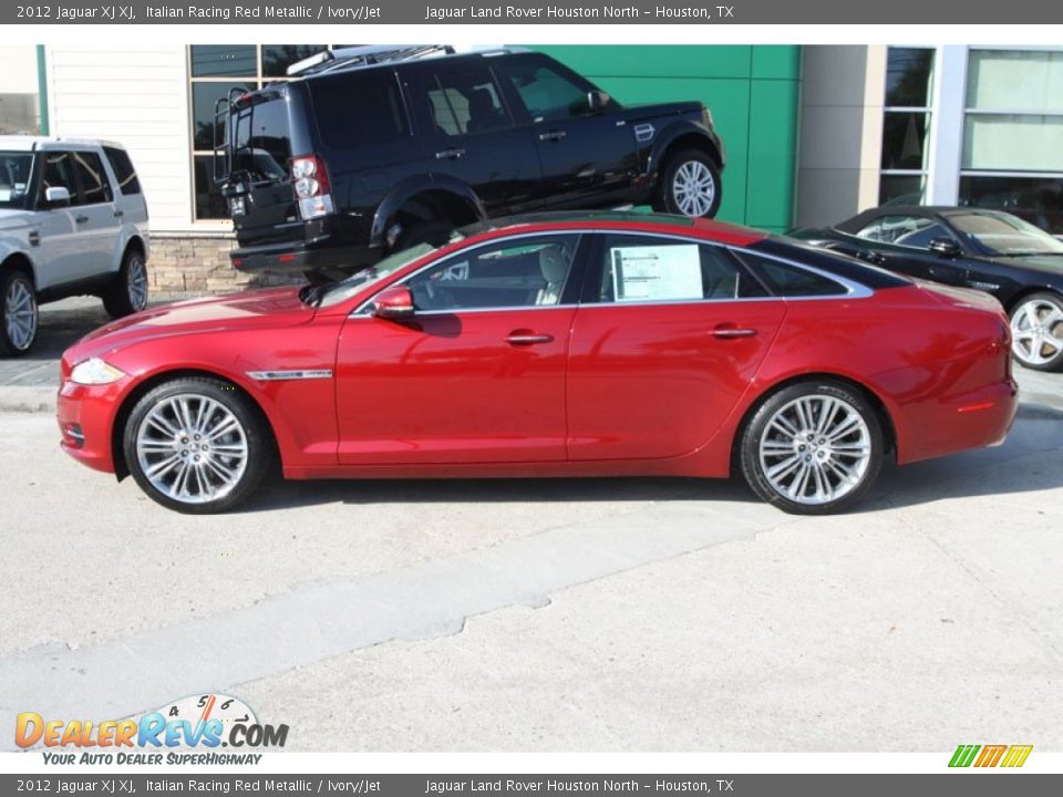 2012 Jaguar XJ XJ Italian Racing Red Metallic / Ivory/Jet Photo #25