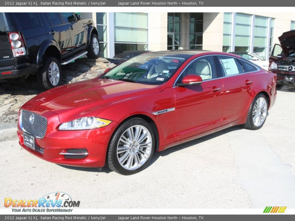 2012 Jaguar XJ XJ Italian Racing Red Metallic / Ivory/Jet Photo #27