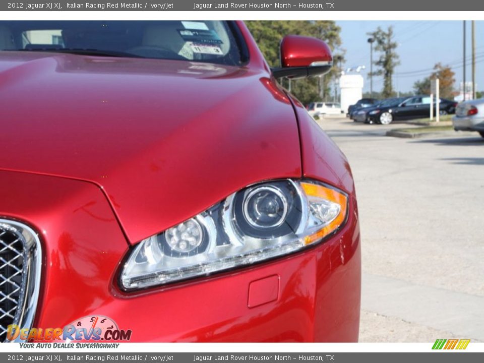 2012 Jaguar XJ XJ Italian Racing Red Metallic / Ivory/Jet Photo #28