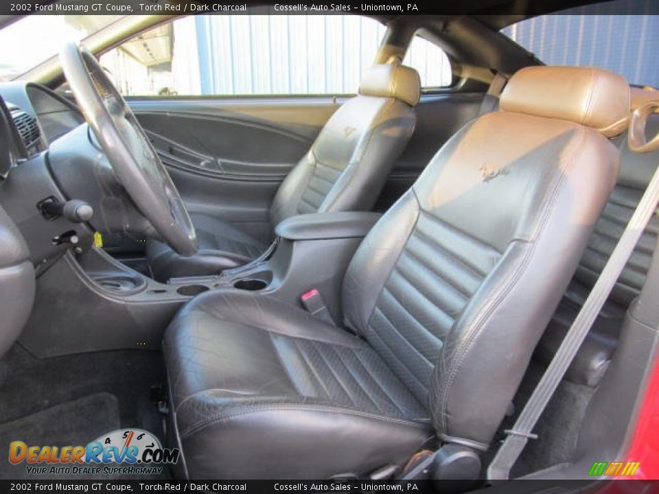 Dark Charcoal Interior 2002 Ford Mustang Gt Coupe Photo 9