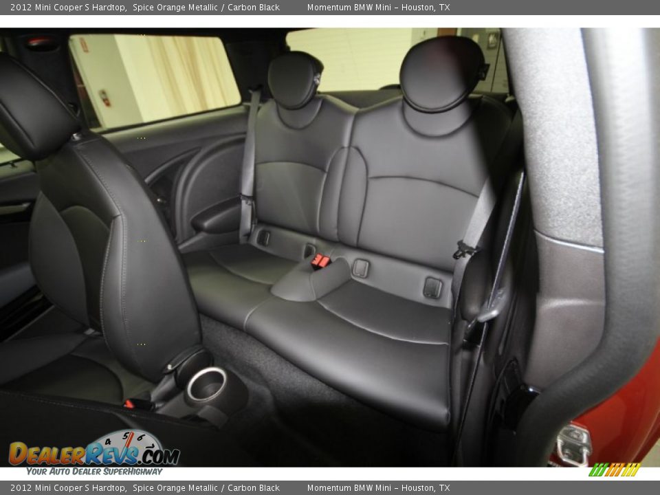 2012 Mini Cooper S Hardtop Spice Orange Metallic / Carbon Black Photo #11