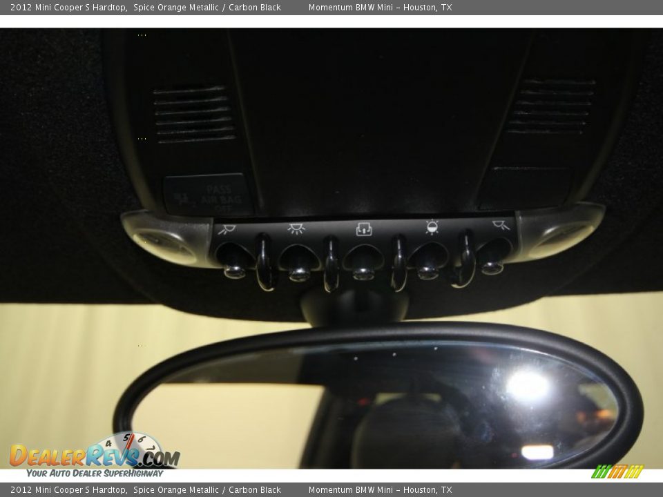 2012 Mini Cooper S Hardtop Spice Orange Metallic / Carbon Black Photo #13