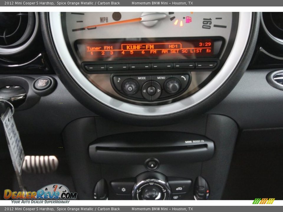 2012 Mini Cooper S Hardtop Spice Orange Metallic / Carbon Black Photo #14