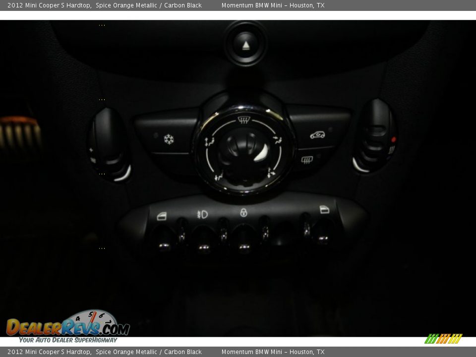 2012 Mini Cooper S Hardtop Spice Orange Metallic / Carbon Black Photo #15