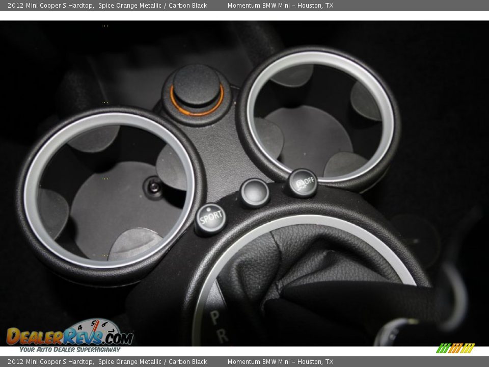 2012 Mini Cooper S Hardtop Spice Orange Metallic / Carbon Black Photo #16