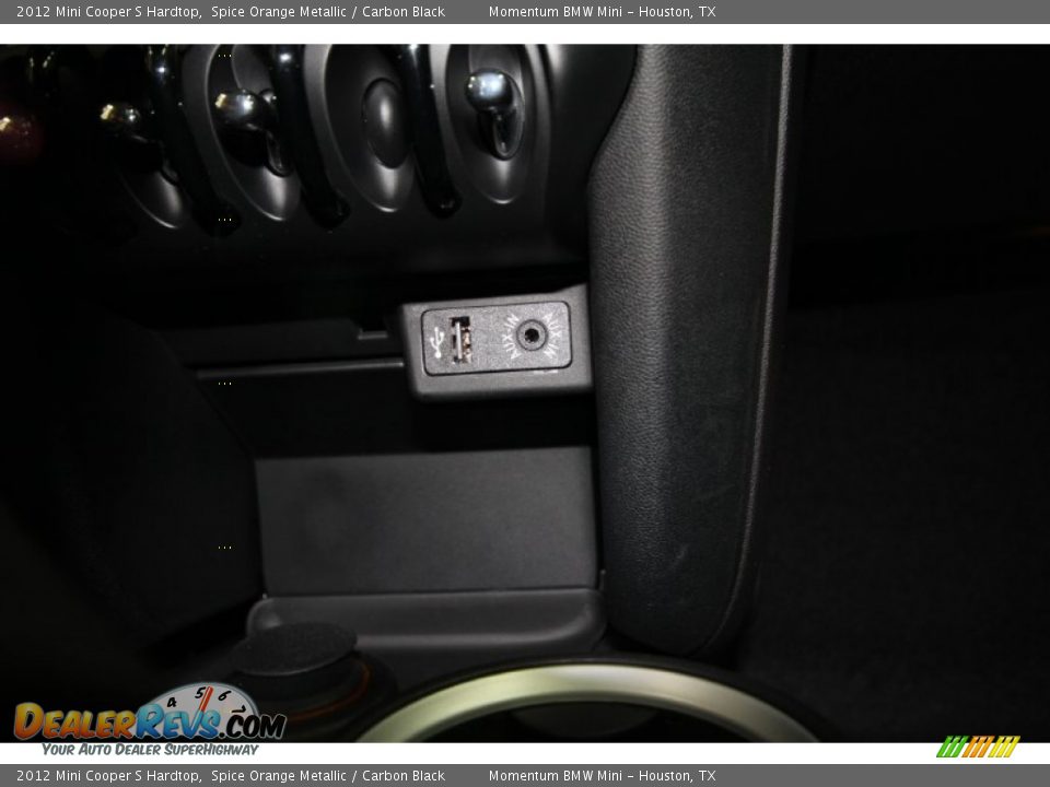 2012 Mini Cooper S Hardtop Spice Orange Metallic / Carbon Black Photo #17