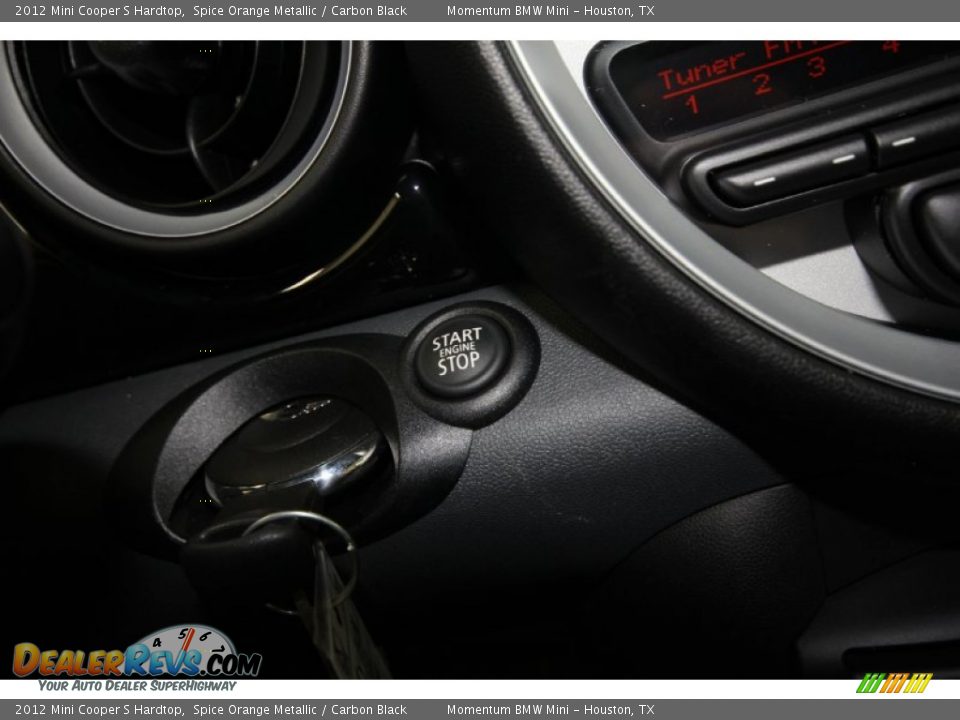 2012 Mini Cooper S Hardtop Spice Orange Metallic / Carbon Black Photo #18