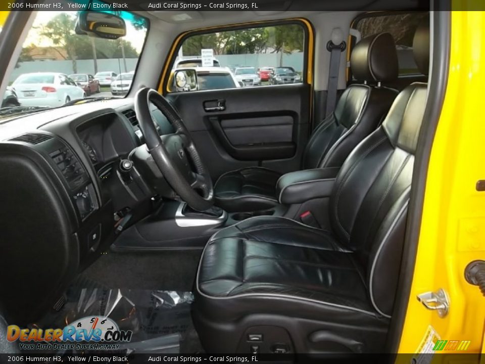 2006 Hummer H3 Yellow / Ebony Black Photo #17