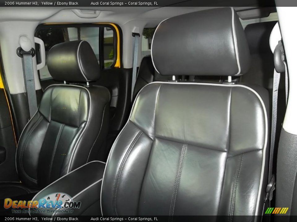 2006 Hummer H3 Yellow / Ebony Black Photo #18