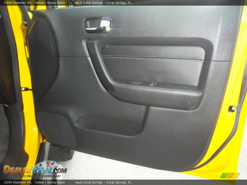 2006 Hummer H3 Yellow / Ebony Black Photo #20