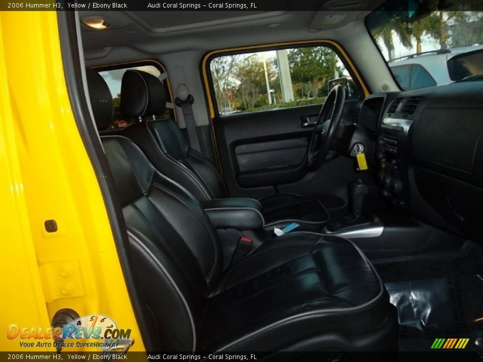 2006 Hummer H3 Yellow / Ebony Black Photo #21