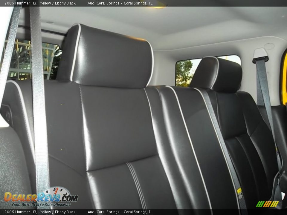 2006 Hummer H3 Yellow / Ebony Black Photo #25