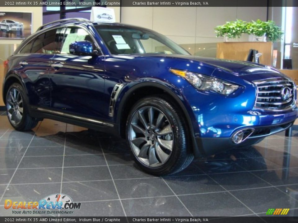 Iridium Blue 2012 Infiniti FX 35 AWD Limited Edition Photo #2