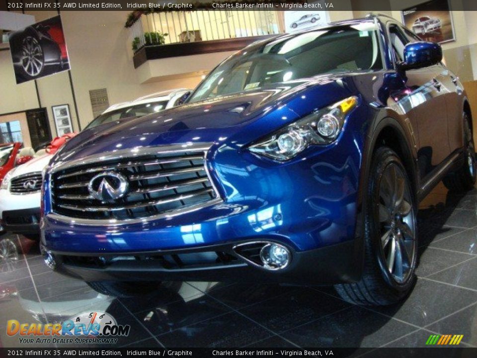 2012 Infiniti FX 35 AWD Limited Edition Iridium Blue / Graphite Photo #5