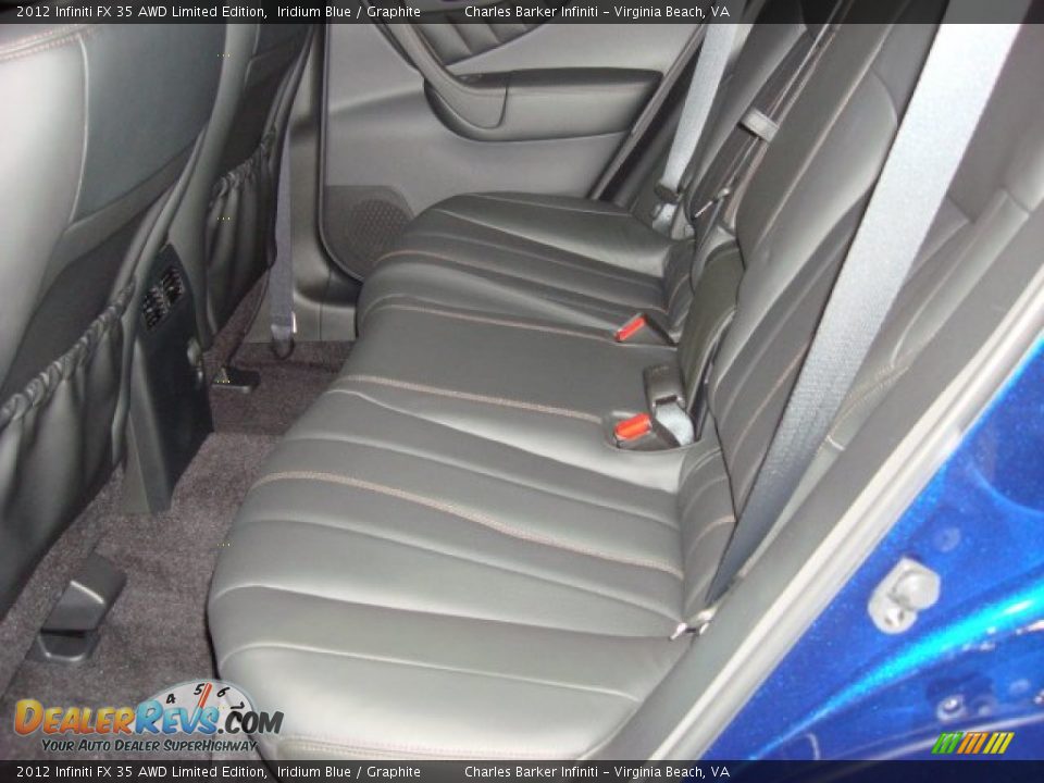 Graphite Interior - 2012 Infiniti FX 35 AWD Limited Edition Photo #8
