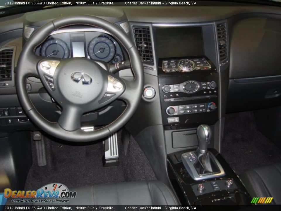 Dashboard of 2012 Infiniti FX 35 AWD Limited Edition Photo #9