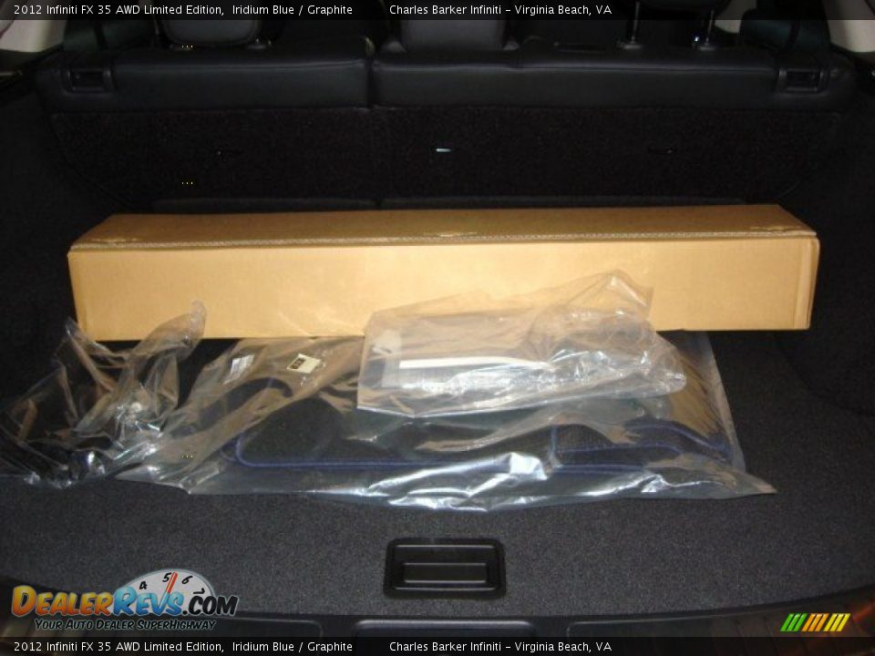 2012 Infiniti FX 35 AWD Limited Edition Iridium Blue / Graphite Photo #10