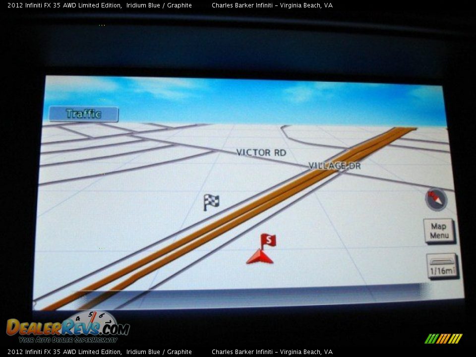 Navigation of 2012 Infiniti FX 35 AWD Limited Edition Photo #13