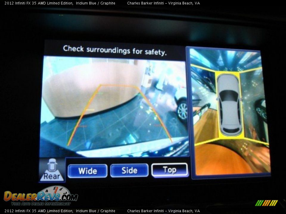 2012 Infiniti FX 35 AWD Limited Edition Iridium Blue / Graphite Photo #14