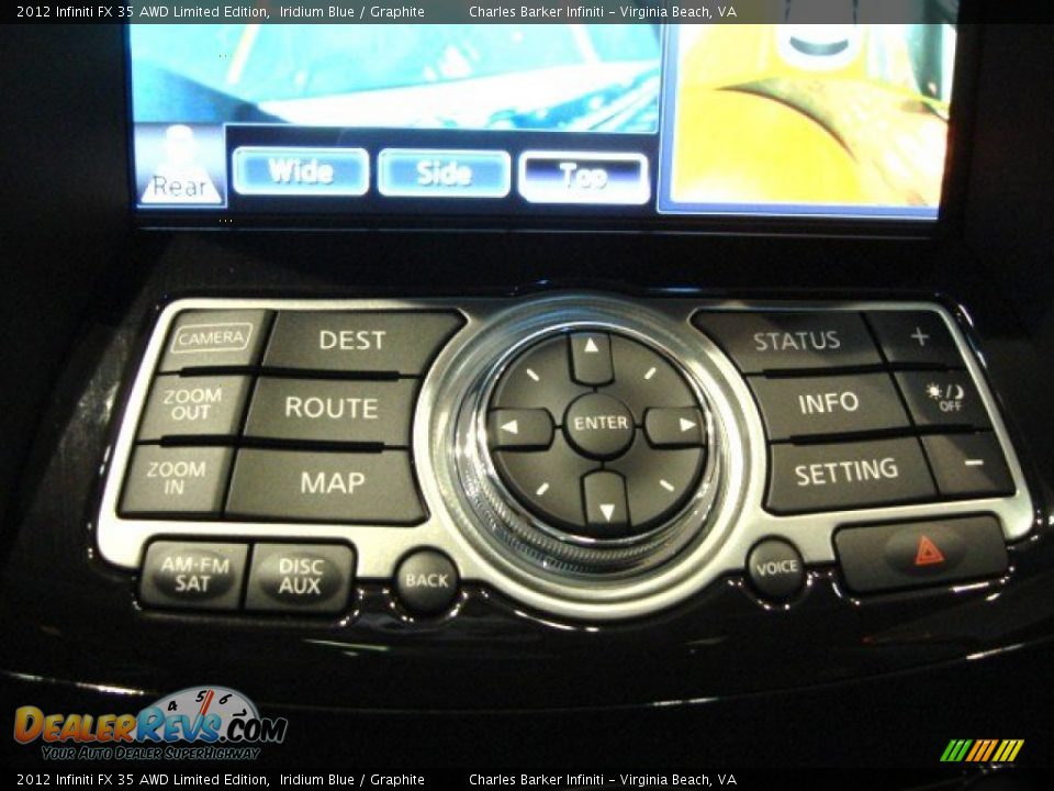 Controls of 2012 Infiniti FX 35 AWD Limited Edition Photo #15