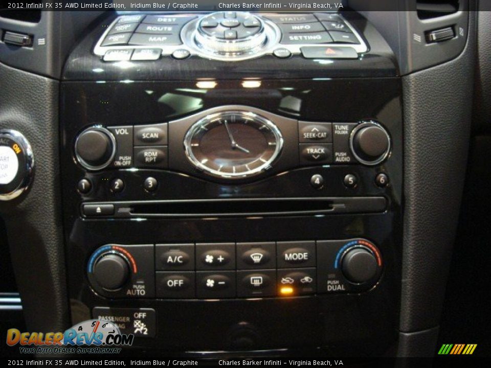 Controls of 2012 Infiniti FX 35 AWD Limited Edition Photo #16