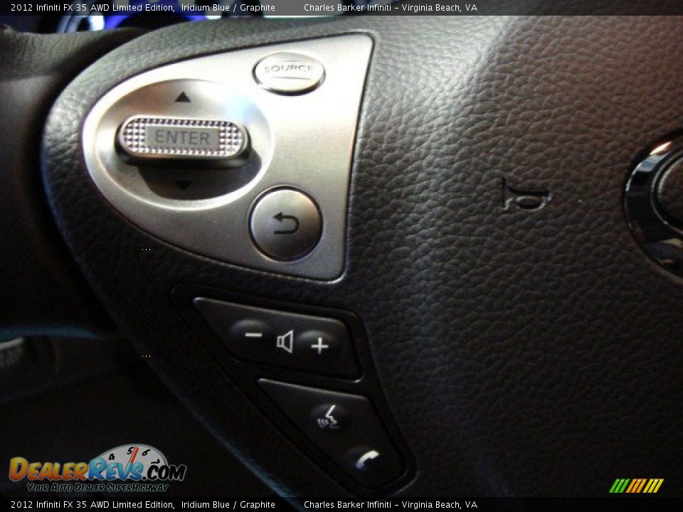 Controls of 2012 Infiniti FX 35 AWD Limited Edition Photo #18