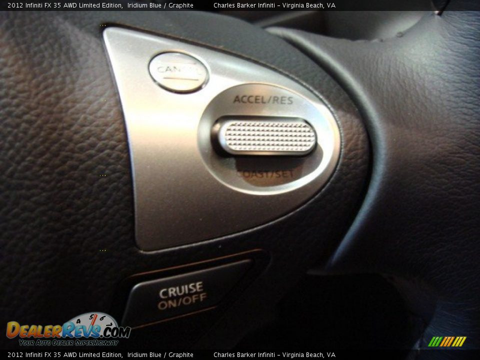 Controls of 2012 Infiniti FX 35 AWD Limited Edition Photo #19