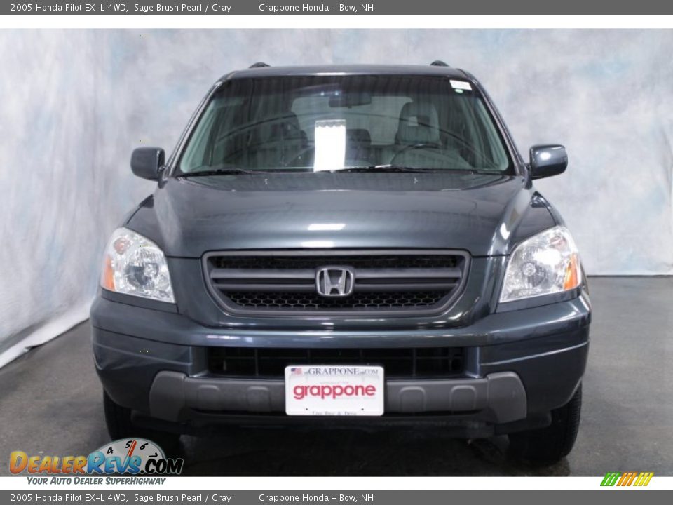 2005 Honda Pilot EX-L 4WD Sage Brush Pearl / Gray Photo #2