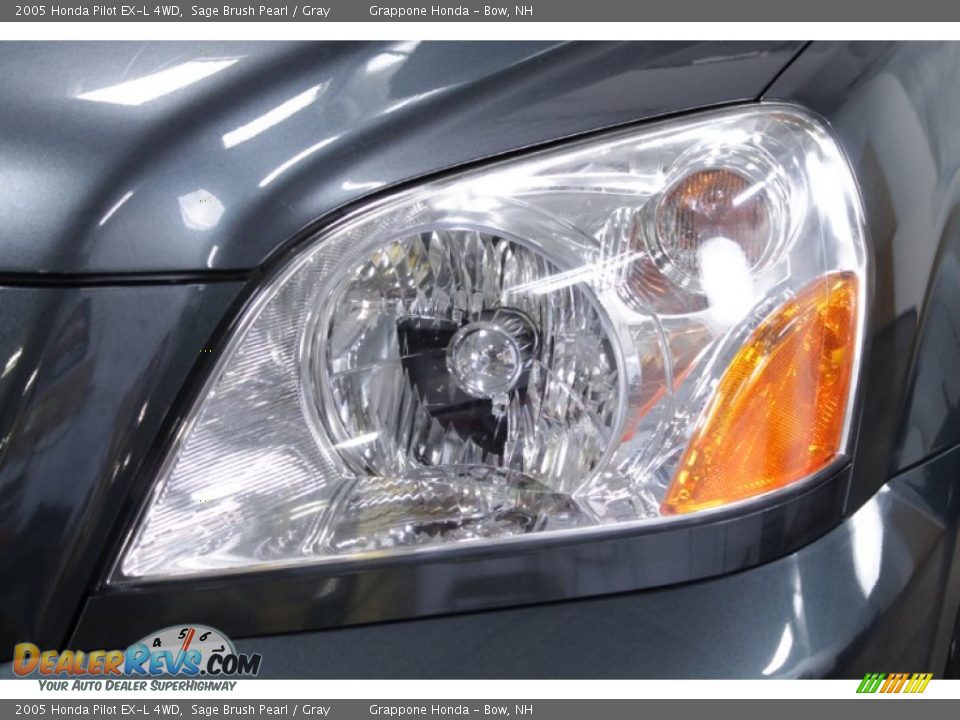2005 Honda Pilot EX-L 4WD Sage Brush Pearl / Gray Photo #4