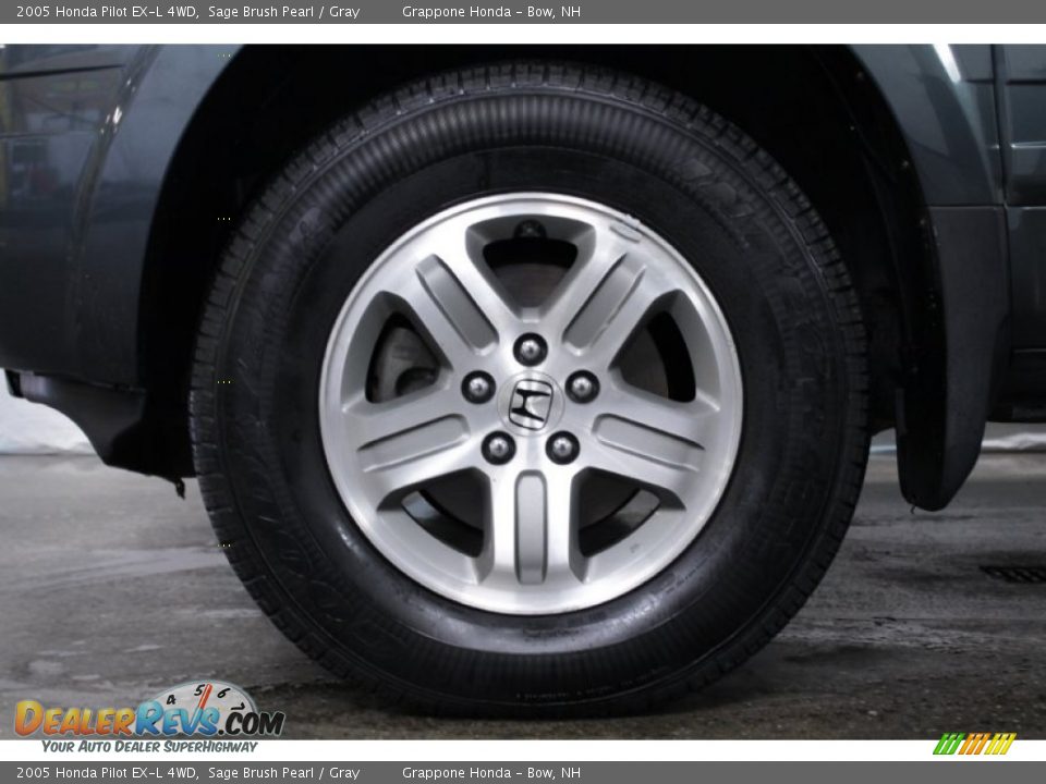 2005 Honda Pilot EX-L 4WD Sage Brush Pearl / Gray Photo #6