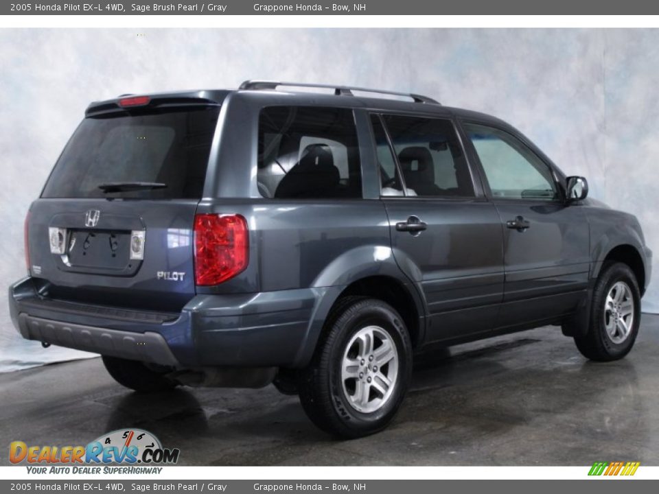 2005 Honda Pilot EX-L 4WD Sage Brush Pearl / Gray Photo #8