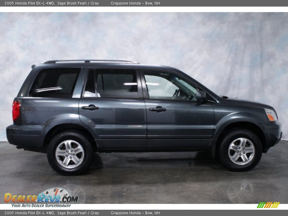 2005 Honda Pilot EX-L 4WD Sage Brush Pearl / Gray Photo #10