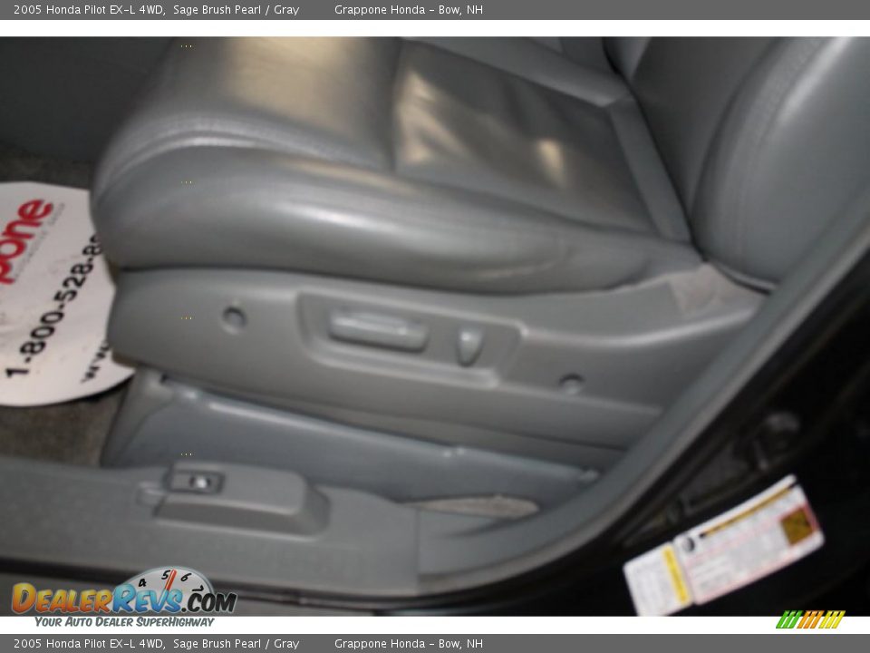 2005 Honda Pilot EX-L 4WD Sage Brush Pearl / Gray Photo #21