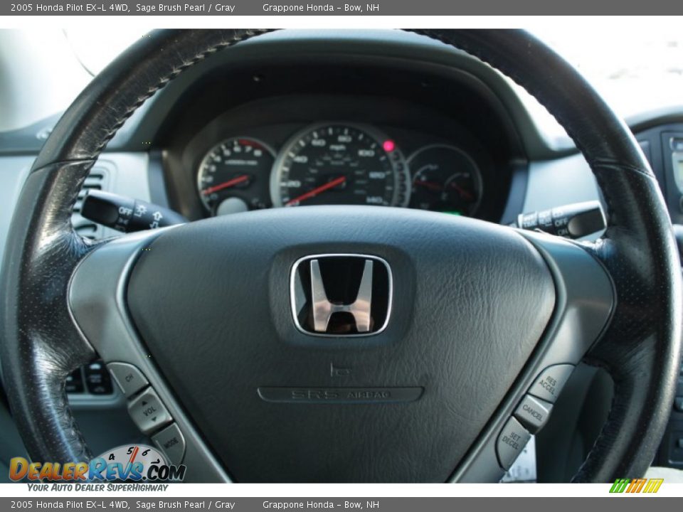 2005 Honda Pilot EX-L 4WD Sage Brush Pearl / Gray Photo #24