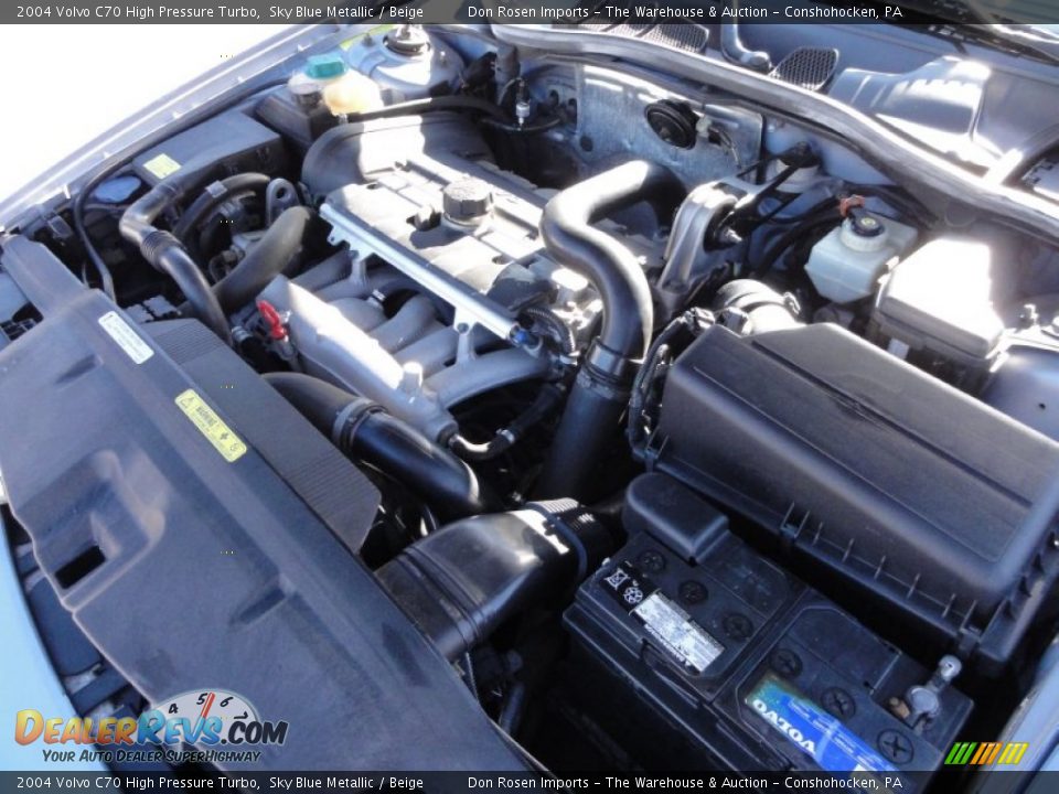 2004 Volvo C70 High Pressure Turbo 2.3 Liter HP Turbocharged DOHC 20 Valve Inline 5 Cylinder Engine Photo #28