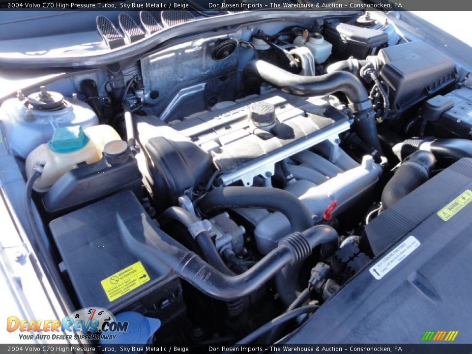 2004 Volvo C70 High Pressure Turbo 2.3 Liter HP Turbocharged DOHC 20 Valve Inline 5 Cylinder Engine Photo #29