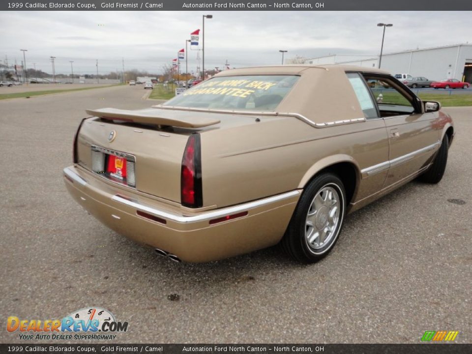 1999 Cadillac Eldorado Coupe Gold Firemist / Camel Photo #3