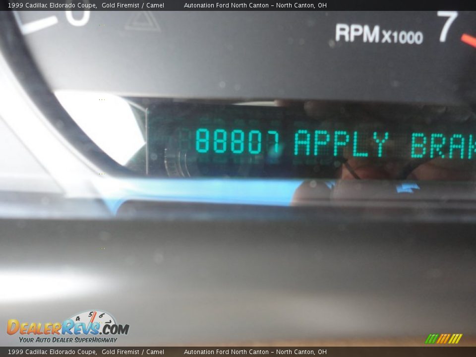 1999 Cadillac Eldorado Coupe Gold Firemist / Camel Photo #9