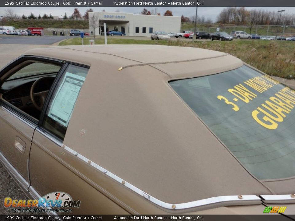 1999 Cadillac Eldorado Coupe Gold Firemist / Camel Photo #15