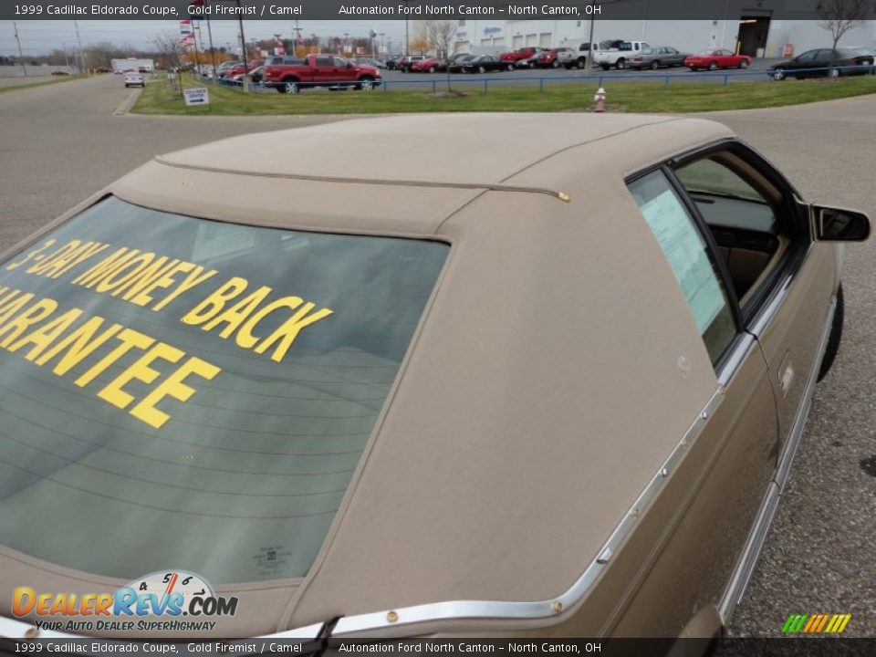 1999 Cadillac Eldorado Coupe Gold Firemist / Camel Photo #16