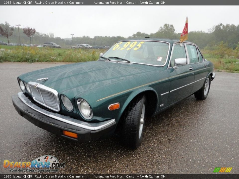 1985 Jaguar XJ XJ6 Racing Green Metallic / Cashmere Photo #11