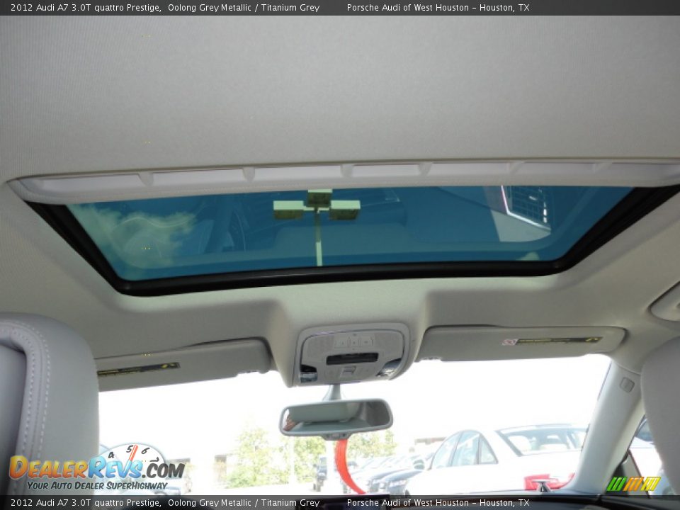Sunroof of 2012 Audi A7 3.0T quattro Prestige Photo #8