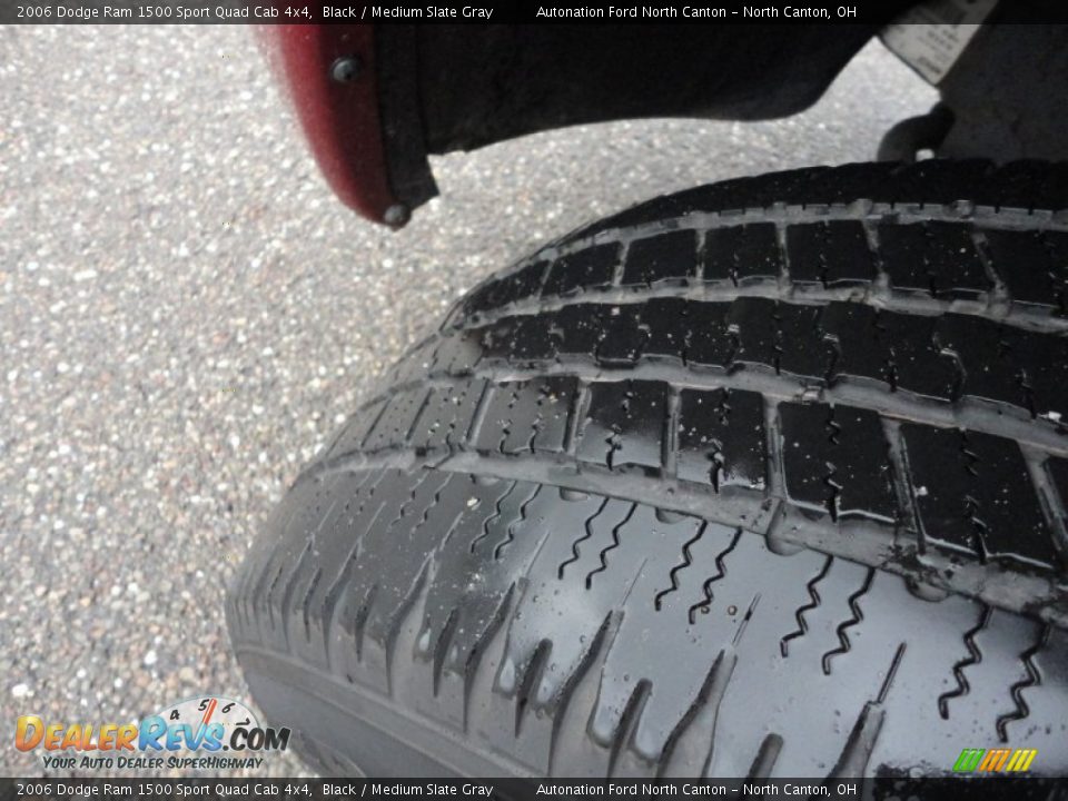 2006 Dodge Ram 1500 Sport Quad Cab 4x4 Black / Medium Slate Gray Photo #14